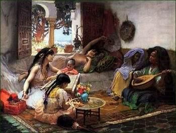 Arab or Arabic people and life. Orientalism oil paintings  318, unknow artist